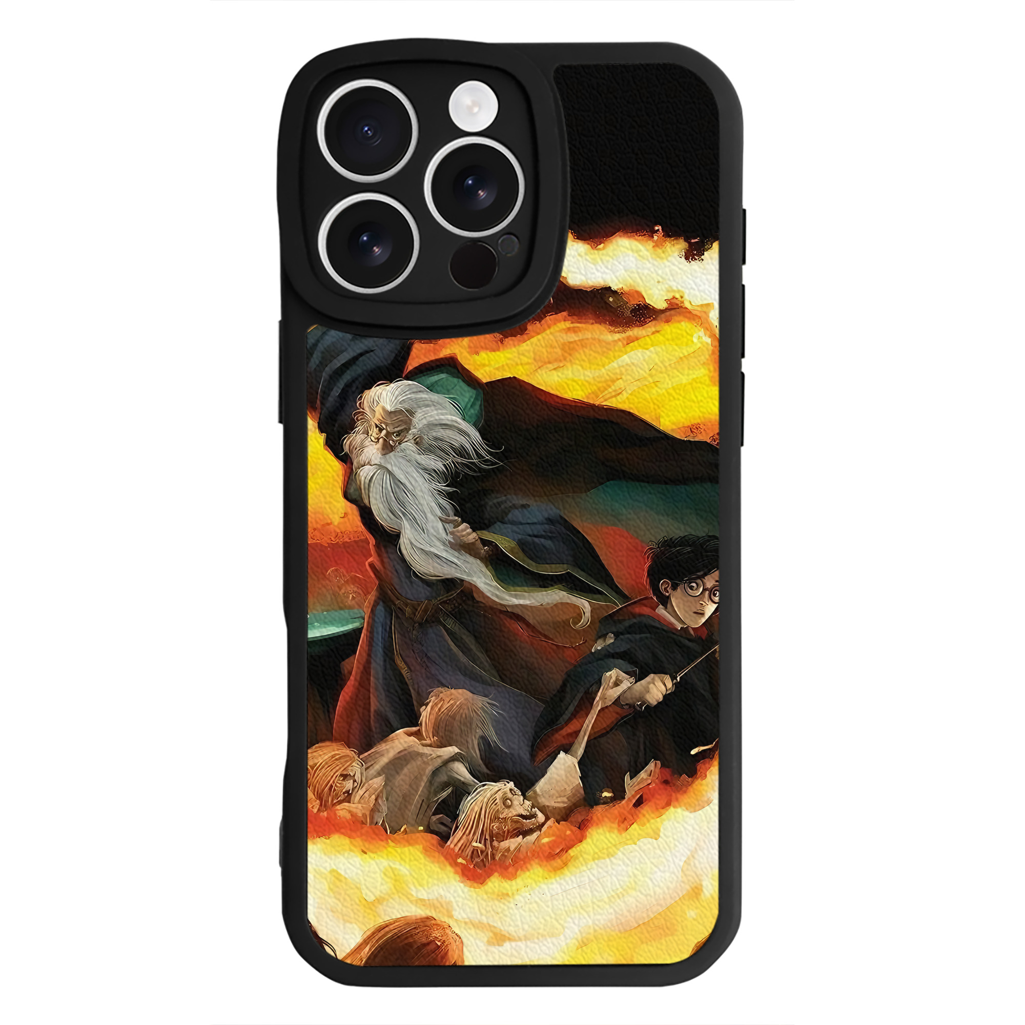 （画像用） Harry Potter ハリー・ポッターシリーズ 【iPhone 16シリーズ対応】シリコンスマホケース（レザー調） 材質：シリコン